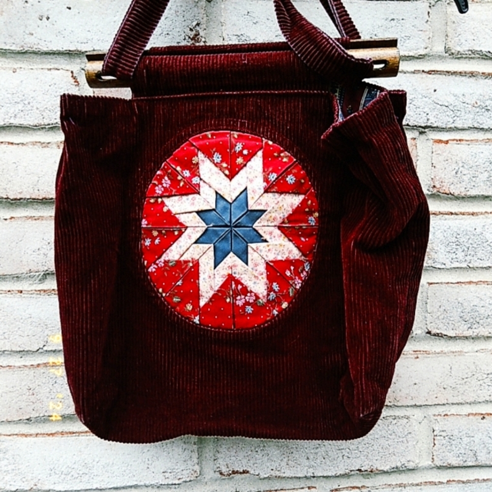Amish quilt purse